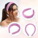 VOCOSTE Fluffy Headband, Rose Pink