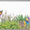 VEVOR Chain Link Fence Gate, 72 x 48 in, Adjustable Chain Link Fence Panel, Fit 2.2-6 ft (W) x 6 ft (H) Garden Fence Gate Opening, Rust-Resistant Galvanized Fencing Gate for Farm, Posts Not Included