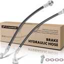 A-Premium Front Driver and Passenger Brake Hydraulic Hoses Compatible with Select Chevy and GMC Models - Colorado 2015-2018, Canyon 2015-2018 - Replace# 23153329, 23153330 (Pack of 2)