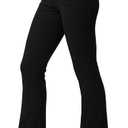 Conceited Stretch Slacks for Women - Wear to Work - Tummy Control - Slim Leg - Pockets - Ponte  (Black, XL)