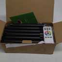 intelamp Solar Lights Outdoor, 6Pack Solar Garden Lights with Remote Control, Pathway Light Waterproof Color Changing for Yard Lawn Patio Pathway Landscape Walkway Pool Decoration