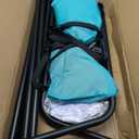 Swing Stand with Sensory Swing & Pod Swing, X-Shaped Swing Set | Heavy Duty Metal Frame, Autism Swing Chiar with Stand for kids Adults, 330LBS, Indoor and Outdoor(Mint Green Gradient)