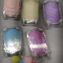 VioraWhite 10 Pcs Mini Empty Suitcase Storage Box and Plush Ball Keychain Clear Candy Luggage Storage Containers Suitcase Packaging Case (Mixed Colors)