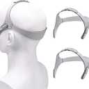 2 Packs Replacement Headgear for Nuance Pro - Headgear Straps (2Packs) with Stronger Touch-Fasten-ers and Elasticity, CPAP Strap for Nuance Pro, Snugly Fit & Reducing Air Leaks, Medihealer Supplies.