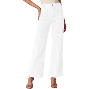 Wide Leg Jeans for Women - High Waisted Baggy Jeans Stretch Loose Denim Pants (18)