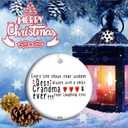 Best Grandma Ever Ornament for Grandmother, Birthday Keepsake for Grandma  Heartwarming Holiday Tree Decor for Nana, Grammy, or Abuela (C11)