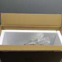 Modern Small End Table, Pedestal Side Table with Solid Wood Tabletop for Couch, Unique Accent Tables for Small Spaces, Living Room, Bedroom, Recliner, Office, Walnut