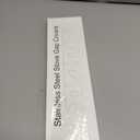 Stainless Steel Stove Gap Covers (2PCS), Stove Gap Filler for Kitchen Oven Counter Side Gap, Range Trim Kit, Easy Clean and Heat Resistant, Adjustable Length 13.8" to 27.5" 1