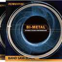 POWERTEC 111 Inch Bi-Metal Bandsaw Blades, 1/2" x 14 TPI Non-Ferrous Metal Cutting Band Saw Blades for Craftsman 22440 and Rikon 10-325, 10-326 & 10-324TG 14" Band Saw, 2pk (13380-P2)
