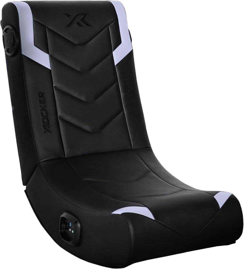 X Rocker Video Gaming Floor Rocker Chair, Built-in Audio, Foldable, for Gamers, Bedroom, or Game Room for Boys, Girls, Teens 5-17, Gifts for Gamers, Standard 5-17 Yr