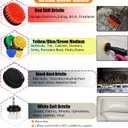 30Pcs Drill Brush Attachment Set,Drill Scrubber Brush Kit Include Scrub Pads, Sponge, Extend Attachment, Drill Cleaning Brush Attachment Set for Bathroom, Tub, Tile, Corner, Floor, Grout, Boat