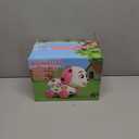 Musical Puppy Toys for 1 Year Old Girl Gifts, 1st Birthday Gril Gift, Bilingual Baby Toy 6-12-18 Months, Learning Toy for 1 Year Old Boy Present with Sound Light (Pink)