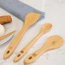 Joyce Chen Burnished Bamboo Wok Utensils, 3-Piece Stir Fry Set