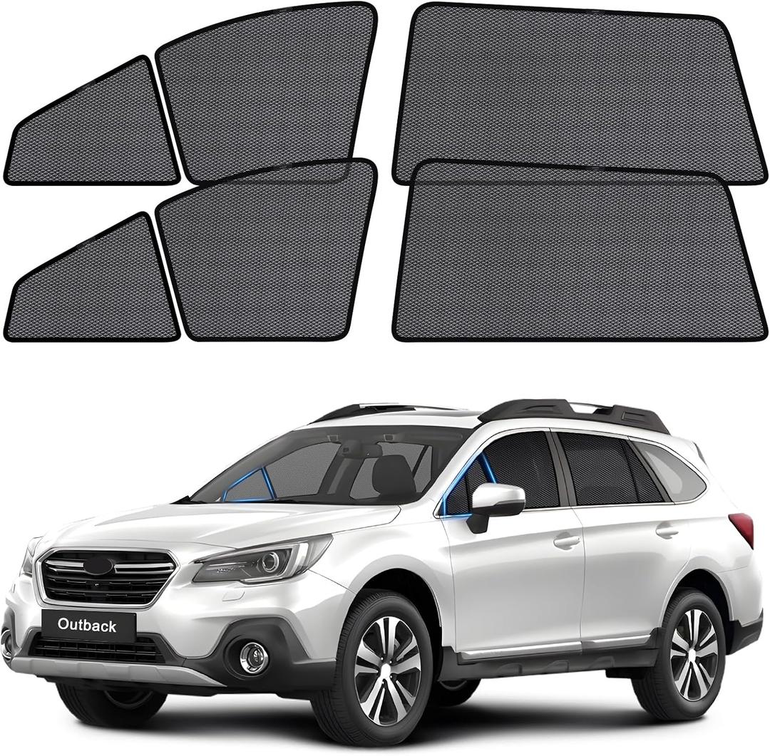 ZATOOTO Car Window Shades for Outback 2021-2024, Car Window Cover Baby Sun Shades Sun Blocker Outback Side Window Screens for Camping | UV Protection, Privacy, Ventilation, and Bug-Free Design