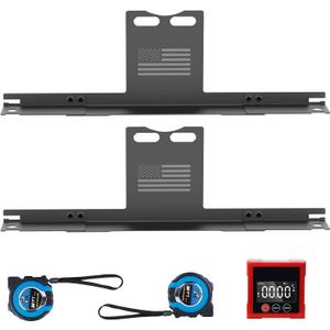 Wheel Alignment Tool  Toe Alignment Plates with Digital Angle Finder, Heightened Design, 2 Imperial Tape Measures, Fits Most Cars, Trucks, and SUVs