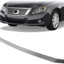 ECOTRIC Front Grille Hood Molding Trim Compatible with 2005 2006 2007 2008 2009 2010 Toyota Avalon Replacement for TO1235100 75770AC010, Front Grille Chrome Trim