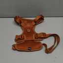 No Pull Dog Harness for Dogs - Adjustable 2 Layer Mesh Dog Vest with Dual Clip, Escape Proof, Quick Release, Lightweight Breathable Mesh for Walking Hiking (Carmel Brown,M) (M(Neck:18.5-25.6",Chest:20.9-30.7"))