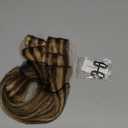 Hairro 6PCS 6 Clips In Short Hair Extensions Remy Real Human Hair Clip Ins Mini Clip On Hairpin Hairpieces For Women 31g 10 Inch #4P27 Medium Brown&Dark Blonde