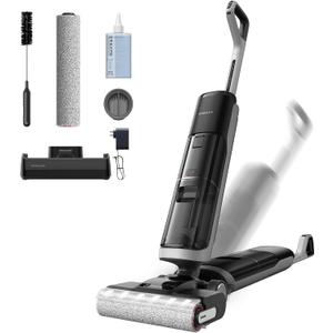 DREAME H14 Pro Wet Dry Vacuum Cleaner, 180 Lie-Flat Vacuum Mop, 140F Washing and Fast Hot Air Drying, Powerful 18kPa Suction Floor Cleaner Machine, Easy GlideWheel Movement, Smart App Control