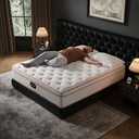 HIRELIX 12 Inch King Hybrid Mattress, Medium Firm with Memory Foam and Individually Wrapped Pocket Coils, Fiberglass-Free, CertiPUR-US Certified