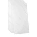 HARFINGTON 20pcs Peel and Stick Wall Panels 23.6" x 11.8" Skin Feel Brick Wallpapers (19.4 Sq. Ft. / 1.8 Sq.m. Coverage) Marble Tile Adhesive Backsplash, White and Gray