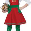 California Costumes girls Elf in Charge (Small-Medium, Red/Green/White)