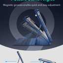 ESR for iPad Air 11 Inch Case M4/M3/M2 (2026/2025/2024), iPad Air 5th/4th Gen Case (2022/2020) 10.9 Inch, Removable Magnetic Cover, Adjustable Portrait/Landscape Stand, 9 Standing Angles, Blue