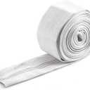 QWORK Backwash Hose, 2" ID x 30 FT Flexible Discharge Fire Hose, Lightweight Polyester Flat Water Hose, Sump Pump Hoses Drain Hose for Outdoor Lawn Garden Park Car Cleaning Pool