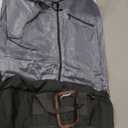 MATEIN Suit Garment Bag for Travel, Large Garment Bags for Hanging Clothes Travel, Foldable Suit Carrier with Shoulder Strap For Business, Premium 2 in 1 Hanging Suitcase Luggage, Black Brown