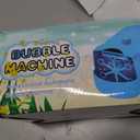 Bubble Machine, 18000+ Bubbles Per Minute Bubble Maker Blower for Kids Toddlers with 2 Speeds,6 Wands,Operated by Batteries or Plug-in for Outdoor/Indoor Birthday Parties,Wedding (Blue)