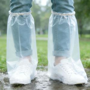 20Pcs(10 pairs) Thickened Waterproof Shoe Covers for Rain, Clear Rain Shoe Covers, One Size Fits Most, 10P L Adults