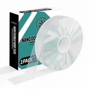 MYZHAOYUN Double Sided Tape Heavy Duty, Removable Two Mounting Tape,Used for Carpet, Poster, Picture Hanging, Outdoor Multifunctional Double Sided Nano Tape,(1.18”×16.4FT) 3 packs