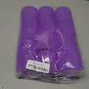 Jumbo Hair Curlers Rollers, 12Pcs Hair Roller Curlers Self Grip Holding Rollers with12 Stainless Steel Duckbill Clips for Long Hair Volume (Purple)