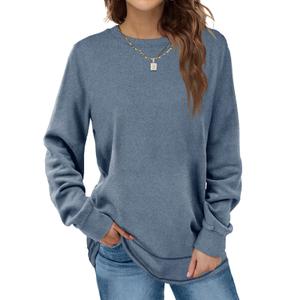 Dofaoo Sweatshirts for Women Crewneck Long Sleeve Shirts Tunic Tops for Leggings Fall Fashion Winter Clothing, 2XL