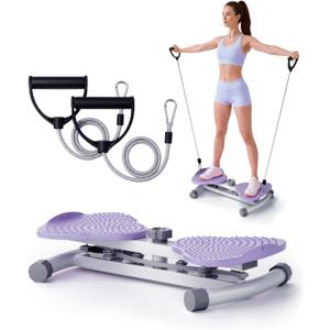 Ab Twister Board for Figure Shaping, Targeted Fat Burn, Supports 300 lbs, Silent Use, Secure Anti-Slip Grip, Compact for Home, Gym, Apartment, Office