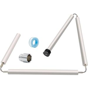 44" Flexible Magnesium Anode Rod, Hot Water Heater Anode Rod Replace for GE, Rheem, Reliance, Richmond, Kenmore Water Heater Including 1-1/16" Hex Socket Tool and Teflon Tape