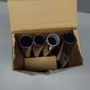 YNL Curved Shower Curtain Rod 35-82In(2.9-6.8Ft), Brushed Nickel Rounded Rustproof Shower Rod for Bathroom Bathtub, Arched Shower Rod, Never Rust|Extra Space|Non-Slip|Expandable|Need to Drill