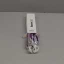 Hanaive 3 Pcs Cheerleading Pom Poms and Large Cheerleader Hair Bow Metallic Cheer Supplies for Team Spirit Sports Dance Cheering (Purple Mixed Silver)