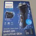 Philips Norelco Shaver 3600 Series, Wet and Dry Electric Shaver, P-Cap, Travel Pouch, Storm Blue, Model S3243/91