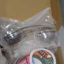 Threehoney 24 Pack Christmas DIY Snow Globe Craft Kit for Kids 3D Shaking Snow Globe Hanging Ornament for Xmas Tree with Glitter Sequins Papers 3D Half Balls and Cards(Mixed Colors)