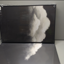 Large Framed Dark Moody Wall Art for Living Room, 3 Piece Academia Goth Canvas Prints Artwork for Walls, Black and White Rainy Cloud Surreal Pictures for Bedroom Wall Decor - Total Size 30x60 Inch