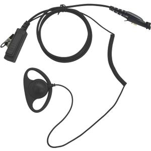 D Shape Earpiece with Mic Surveillance Headset Compatible for Motorola Retevis RT29 RT48 RT47 RB23 RB46 RT87 NR30 EX500 GP328Plus Ailunce HD1 HD2 HA1G Radio