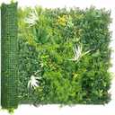 ODTORY Artificial Grass Wall Boxwood Panels: 40" x 120" (33.5 sqft) Greenery Ivy Privacy Fence Faux Backdrop with UV Protection Vine Leaf Hedge for Garden Covering,Outdoor Indoor Home Decor