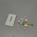 5 PCS Silicone Straw Covers Cap Compatible with Stanley 30&40 Oz Cup, 10mm Cute Flower Straw Toppers for Tumblers, Dust-Proof Drinking Straw Caps for Reusable Straws Tips Lids