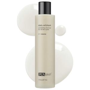 PCA SKIN Daily Face Exfoliant Cleanser, Moisturizing Face Wash, Gently Cleanses Dirt, Debris, and Other Impurities From Skin, Facial Cleanser Made with Renewable Exfoliants, 7.0 oz Bottle