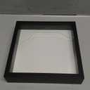 Califortree 8x8 Shadow Box Frame with Soft Linen Back - Push Pins Included, Memory Box Display Case for Flower, Tickets and 3D Items, Black