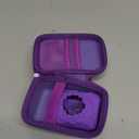 JCHPINE Hard Carrying Case and Silicone Cover for Bitzee Magicals Interactive Digital Pet, Accessories Case for Bitzee Magicals Virtual Electronic Pets (Purple)