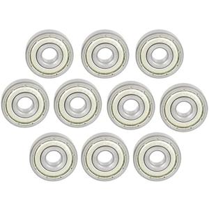 KABOBEARING 10 Pcs 626ZZ Double Metal Seal Bearings 6x19x6mm,Z3V3 High Speed Sealed Miniature Bearings , Pack Of 2