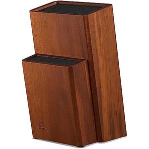 ENOKING Universal Knife Block without Knives, Acacia Wood Knife Holder/Knife Organizer with Removable Plastic Bristles for Kitchen Counter Knife Storage Rack: Home & Kitchen