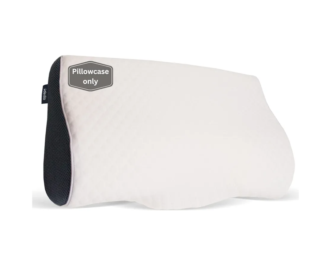 Derila Pillowcase | Designed to Keep Your Derila Memory Foam Pillow for snoring Relief Covered and Protected with This Crisp, Clean, White Pillowcase Made from Premium Materials
